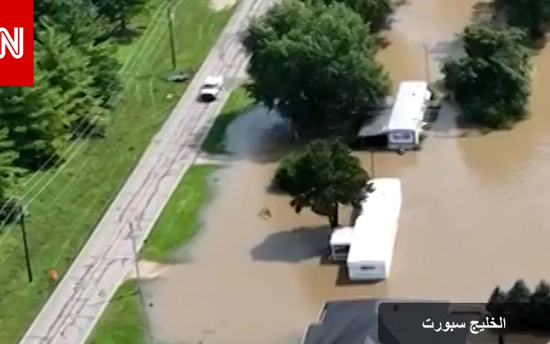 فيضانات مدمرة تضرب ولاية إنديانا: حالة الطوارئ تعلن وسط الأمطار الغزيرة