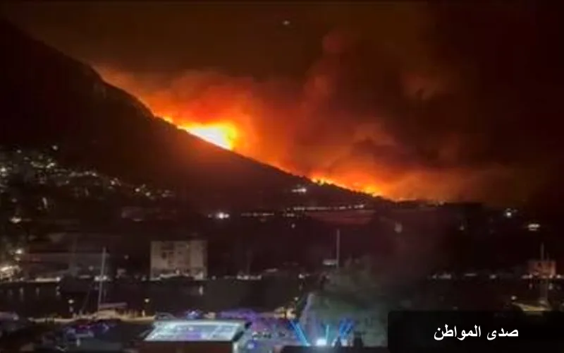 حرائق مدمرة تجبر آلاف السياح على مغادرة بلدة أوميش الكرواتية