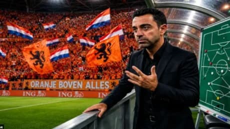 تشافي هيرنانديز يعود للتدريب مع منتخب هولندا بعد مغادرة برشلونة